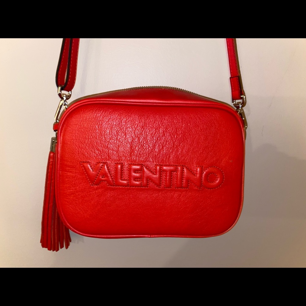 VALENTINO Mia Logo Camera Bag (Genuine Leather)